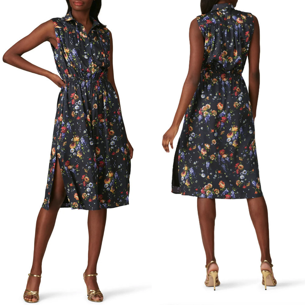 Adam Lippes x RTR Floral Shirt Dress - Size 0